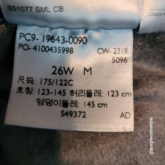 Levi's Premium Jeans 26 W 311 Shaping Skinny High Rise Tummy Control Dark Wash - Picture 8 of 14